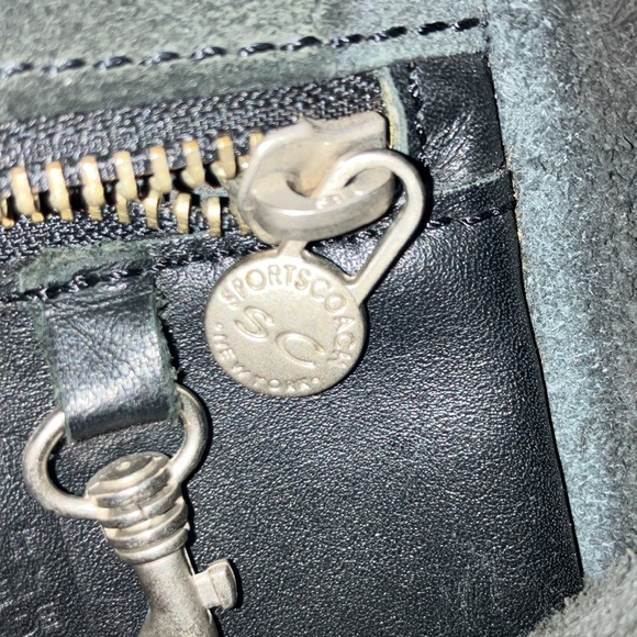 Coach Sports Coach Vintage  black leather backpack with silver hardware - Picture 8 of 10